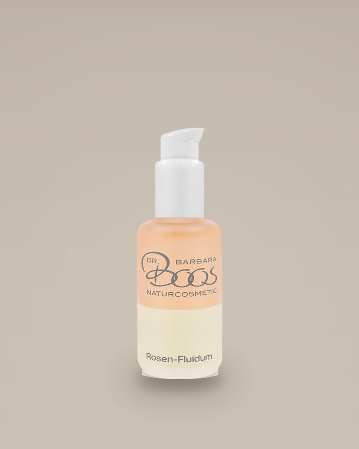 Rosen-Fluidum von Dr. Barbara Boos, Pumpflasche mit roséfarbenem Fluid